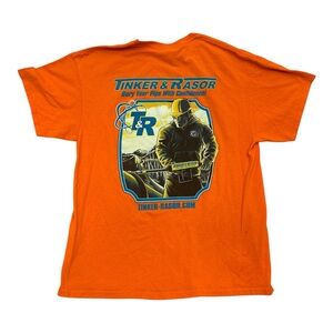 Tinker & Rasor T&R Gildan Neon Orange Tee - Mens XL